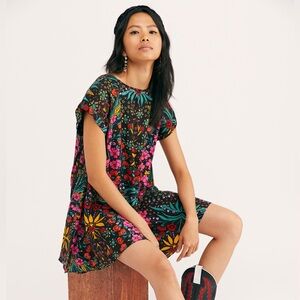 Free People Strawberry Fields Mini Dress